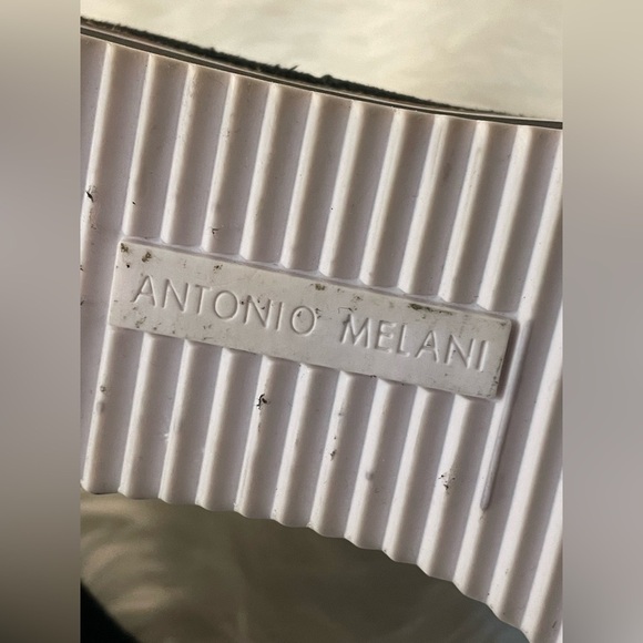 Antonio Melani Brexton Suede Wedge Ankle Bootie Black 6.5 Leather Shoe Women’s - Picture 14 of 15